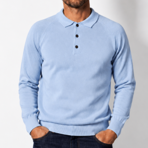 Nanne LM polo 100% merino